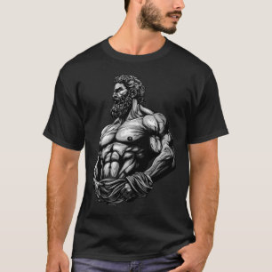 T-shirt Guerrier grec musculation salle de sport Muscles F