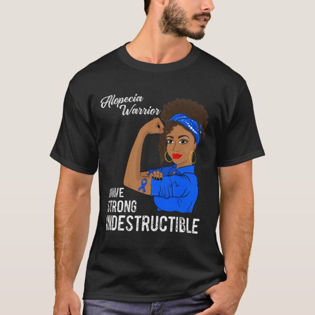 T-shirt Guerrier indestructible cadeau de sensibilisation  (Devant)