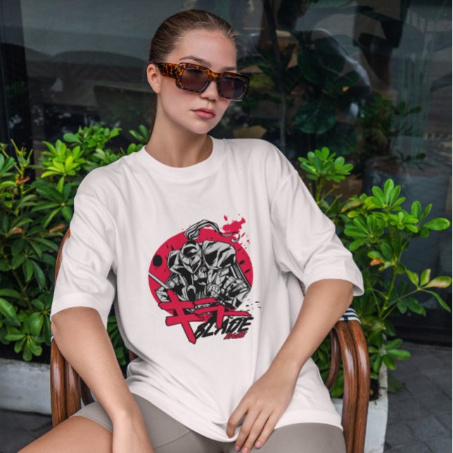 T-shirt Guerrier japonais d'espadon (Créateur téléchargé)