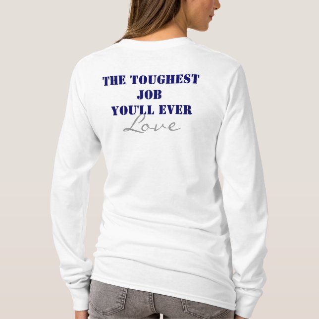 T-shirt Guerrier luttant, maman (Dos)