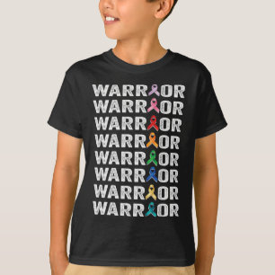 T-shirt Guerrier Lutte contre le cancer Survivant sensibil