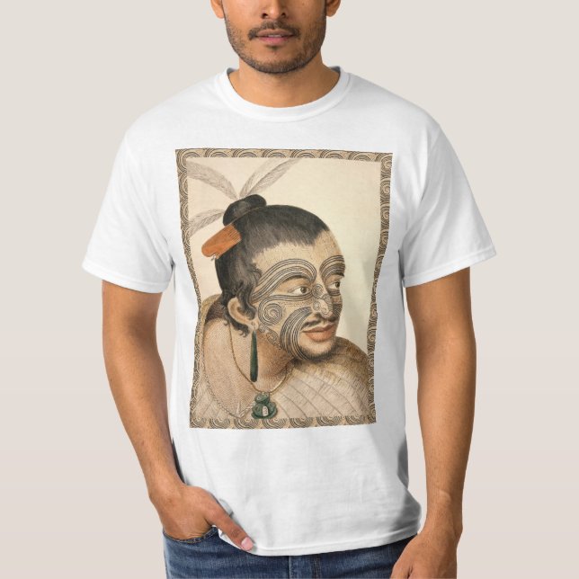 T-shirt Guerrier maori (Devant)