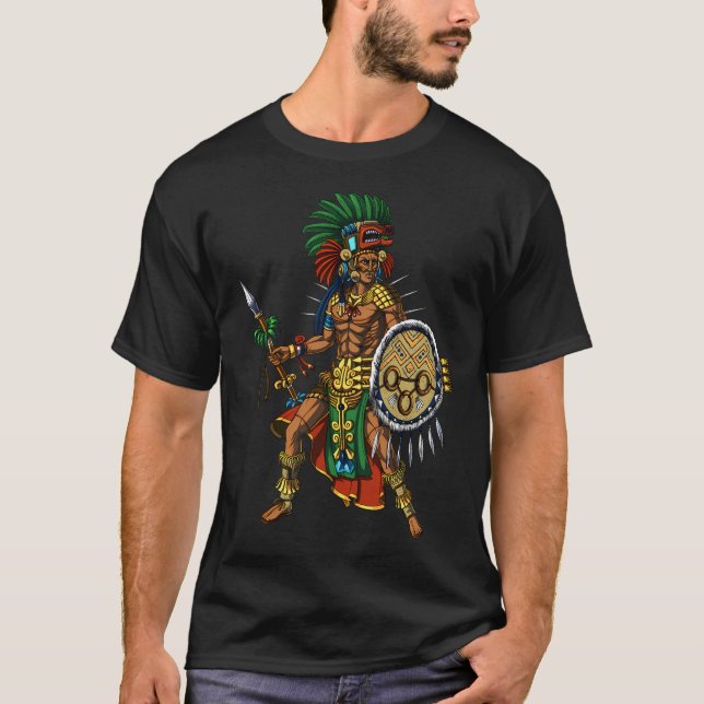 T-shirt Guerrier maya (Devant)
