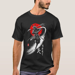 T-shirt Guerrier Ninja Samouraï Japonais Hommes Femmes Enf