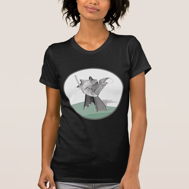 T-shirt Guerrier Numérique (Devant)
