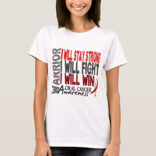 T-shirt Guerrier oral de Cancer