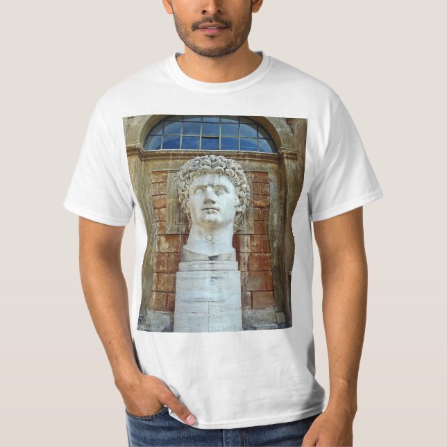 T-shirt Guerrier romain antique Sculpture latine Homme T-S (Devant)
