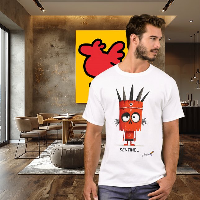 T-shirt Guerrier rouge | SENTINEL - Par conception | Uniqu (Créateur téléchargé)