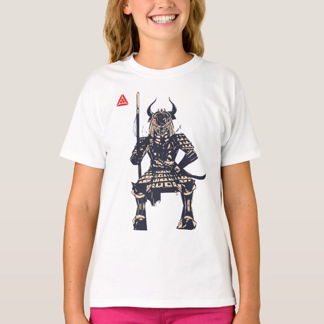 T-shirt Guerrier Samouraï de l'Espace (Devant)