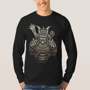 T-shirt Guerrier Samouraï Féroce – Armure Japonaise Audaci