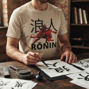 T-shirt Guerrier Samouraï Rōnin