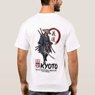 T-shirt Guerrier Samouraï Ronin Japonais Art Bushido Kyoto