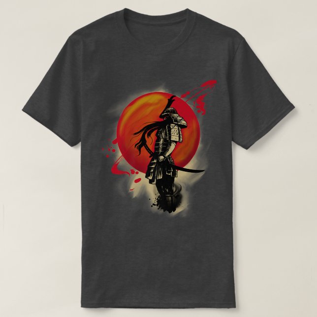 T-shirt Guerrier Samurai Japon 1366 (Design devant)