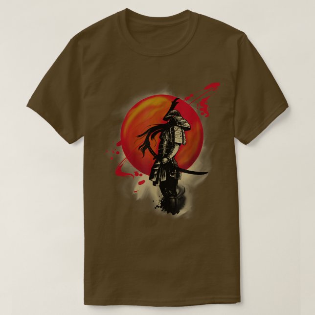 T-shirt Guerrier Samurai Japon 1369 (Design devant)