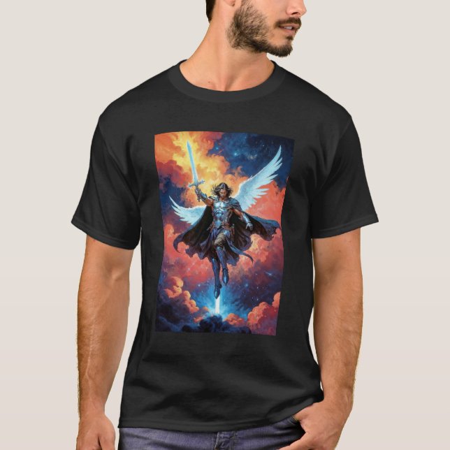 T-shirt Guerrier Skywarden Archange Michael (Devant)