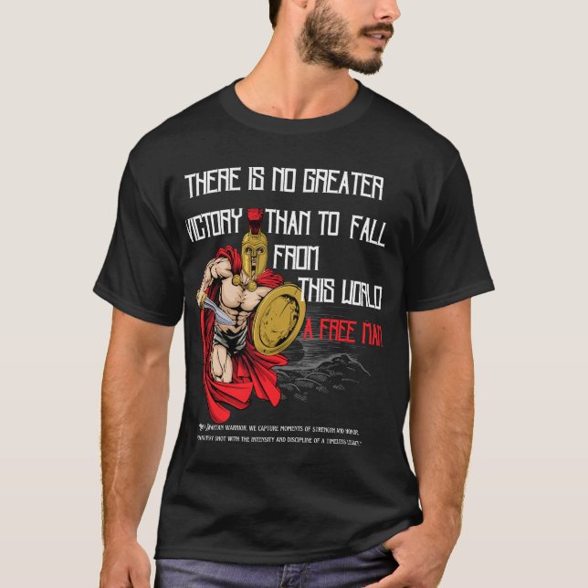 T-shirt guerrier SPARTIATE (Devant)