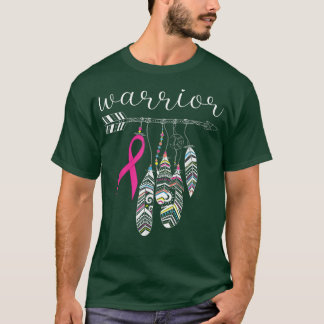 T-shirt Guerrier Survivor Fighter Pink Ribbon Warrior Brea