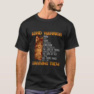T-shirt Guerrier TDA/H Accepter la Neurodiversité Sensibil