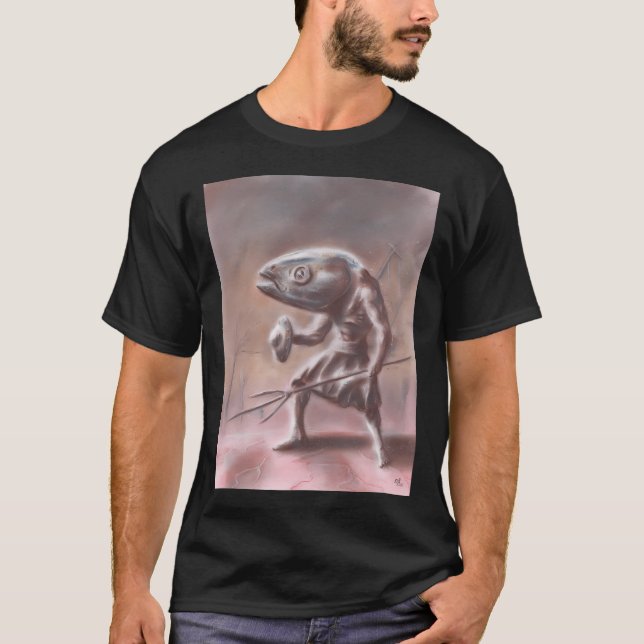 T-shirt Guerrier Tête-de-Thon (Devant)