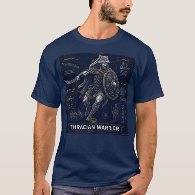 T-shirt Guerrier thrace (Devant)