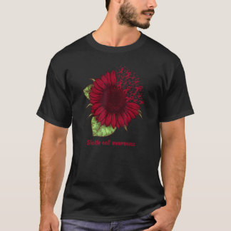 T-shirt Guerrier Tournesol de Sensibilisation à la Drépano