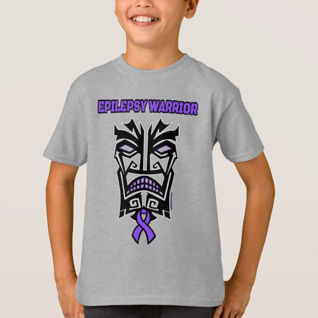 T-shirt Guerrier/ Tribal...Épilepsie (Devant)