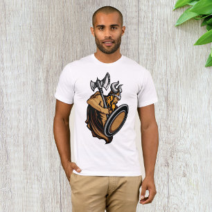 T-shirt Guerrier Viking Barbare Nordique avec Hache