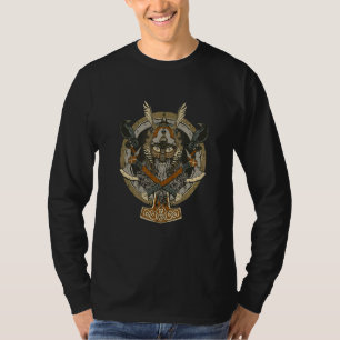 T-shirt Guerrier Viking Odin Combattant Viking Thor Wotan