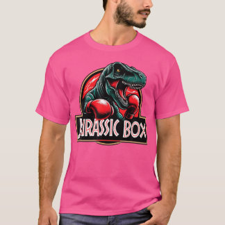 T-shirt Guerrier vintage Dinosaur Jurassique Boxer Trex Bo