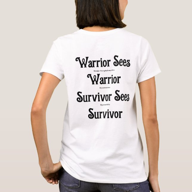 T-shirt Guerrier voit guerrier (Dos)