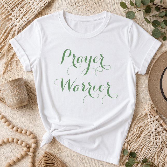 T-shirt Guerrière de prière (Créateur téléchargé)