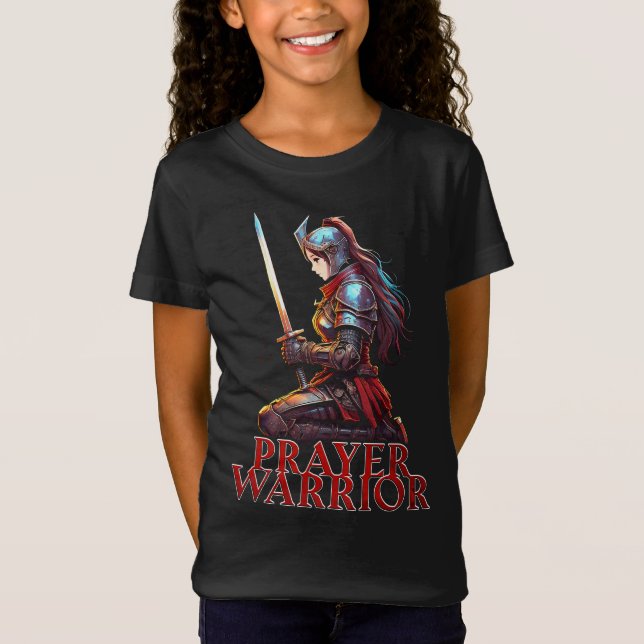 T-Shirt Guerrière du Christ 2 Timothée 2:3 Chrétienne  (Devant)