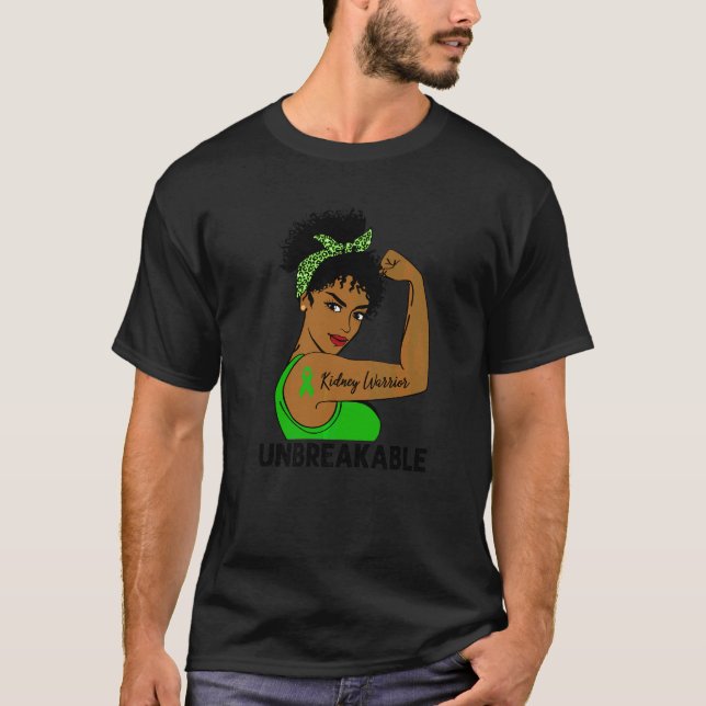 T-shirt Guerrière du rein Femmes noires fortes Awar indest (Devant)