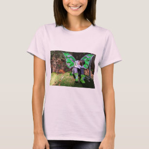 T-shirt Guerrière fatiguée de la maladie de Lyme avec des