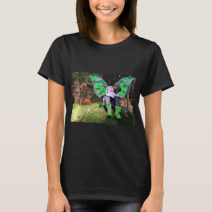 T-shirt Guerrière fatiguée de la maladie de Lyme avec des