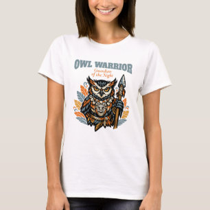 T-shirt Guerrière Hibou, Gardienne de la Nuit Son Cadeau