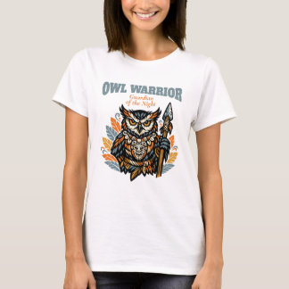 T-shirt Guerrière Hibou, Gardienne de la Nuit Son Cadeau