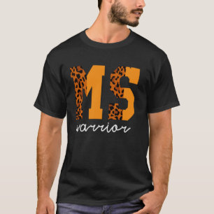 T-shirt Guerrière MS Impression Léopard Motivation Soutien