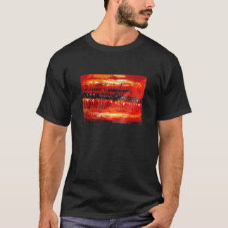 T-shirt Guerriers africains se préparant pour la bataille