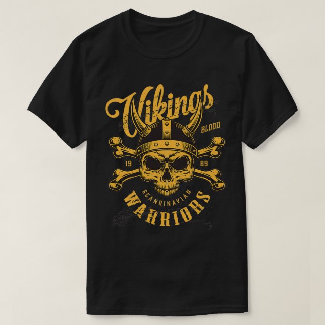 T-shirt Guerriers vikings 4 (Design devant)