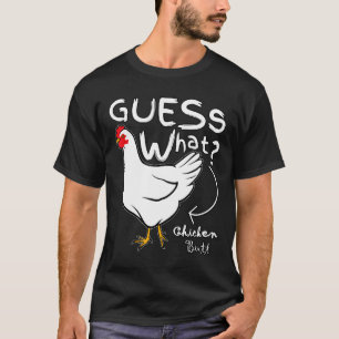 T-shirt Guess What Chicken Butt Graphic Mens