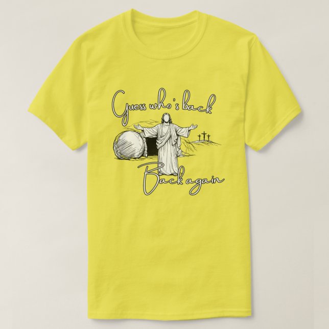 T-shirt 'Guess Who's Back' (Design devant)