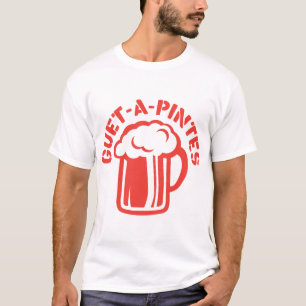 T-shirt guet a pintes alcool humour biere