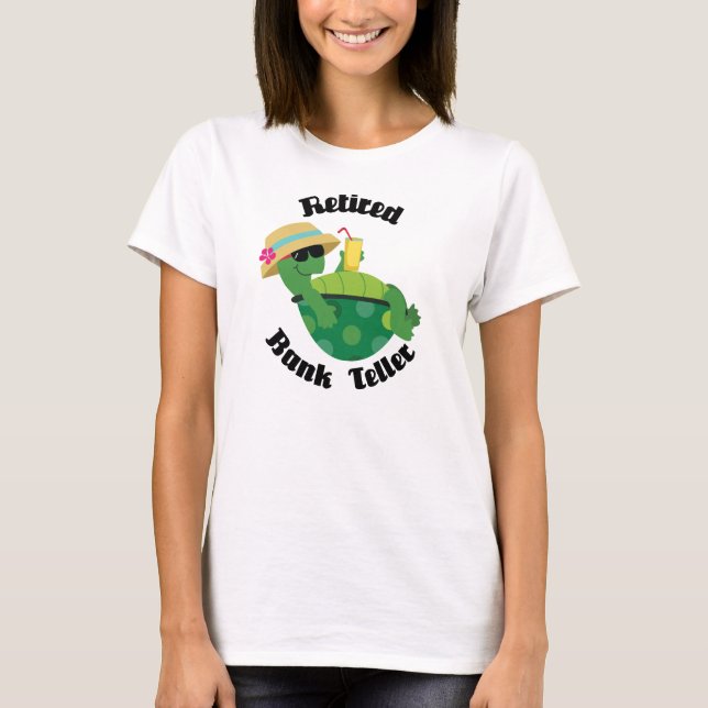 T-shirt Guichetier retraité (tortue) (Devant)