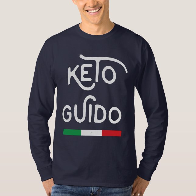 T-shirt Guide alimentaire Keto Nouveauté (Devant)