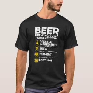 T-shirt Guide De Brassage De Bière En Coque D'Urgence Home