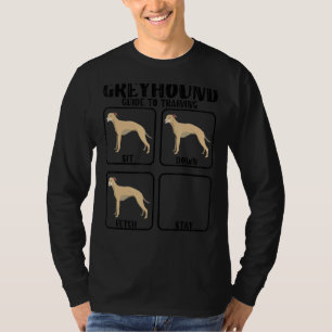 T-shirt guide de dressage de lévrier whippet pour lévrier