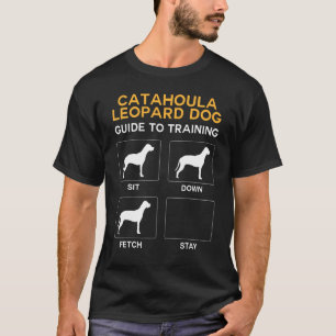 T-shirt Guide de dressage du chien léopard Catahoula pour