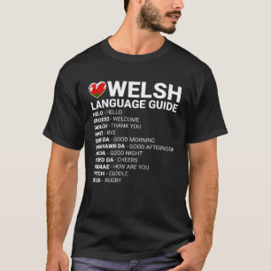 T-shirt Guide de la langue galloise Fête de la Saint-David