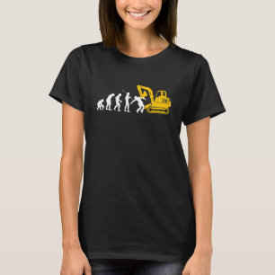 T-shirt Guide de l'excavateur de conduite Travaux de const